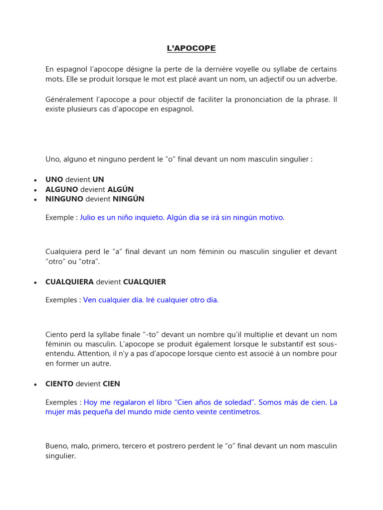 APOCOPE | PDF