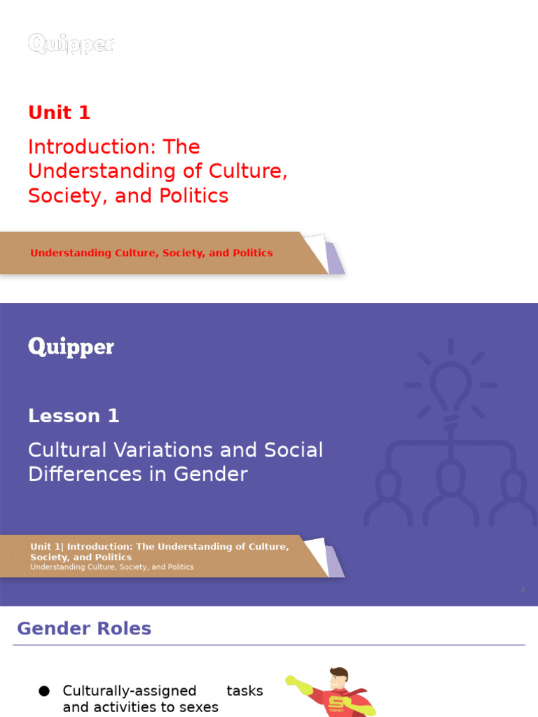 Cultural Variation Social Differences | PDF