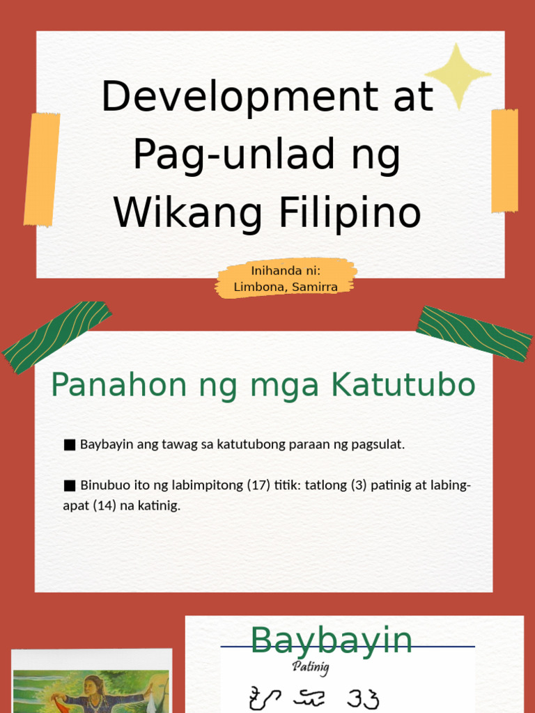 Development at Pag Unlad NG Wikang Filipino | PDF
