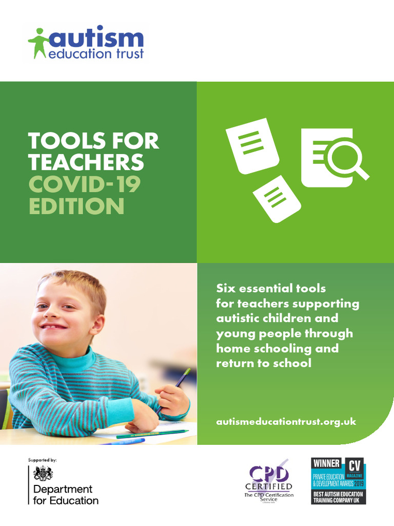Cópia De Autism Education Trust Tools For Teachers Covid 19 Pdf