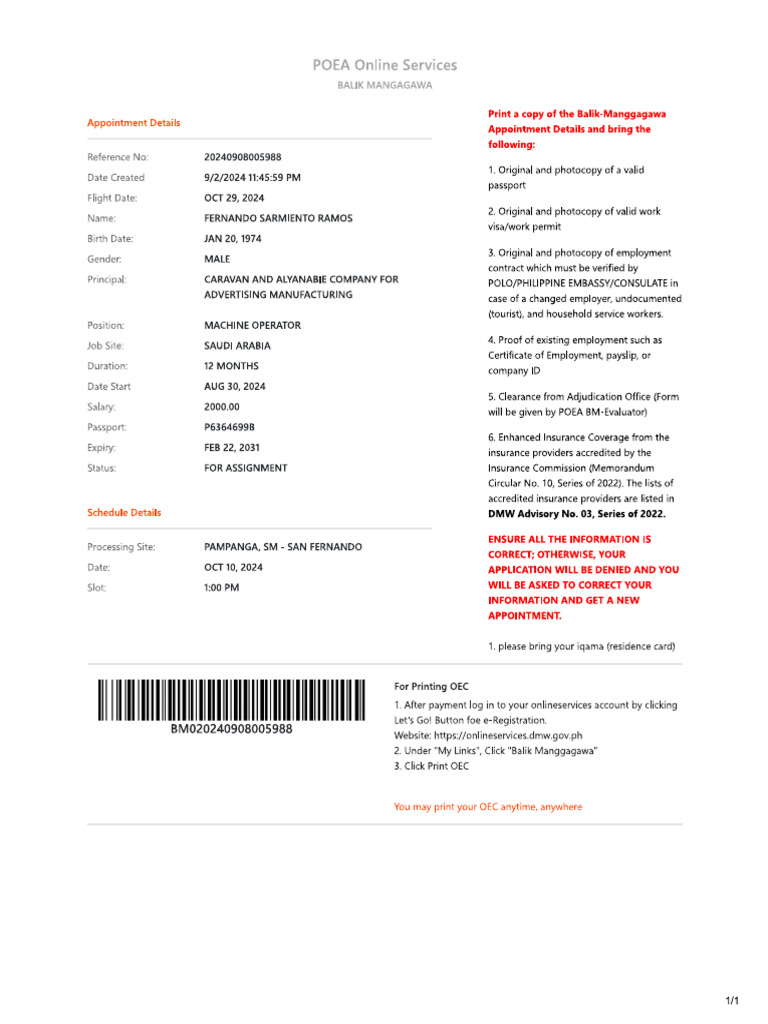 OEC | PDF