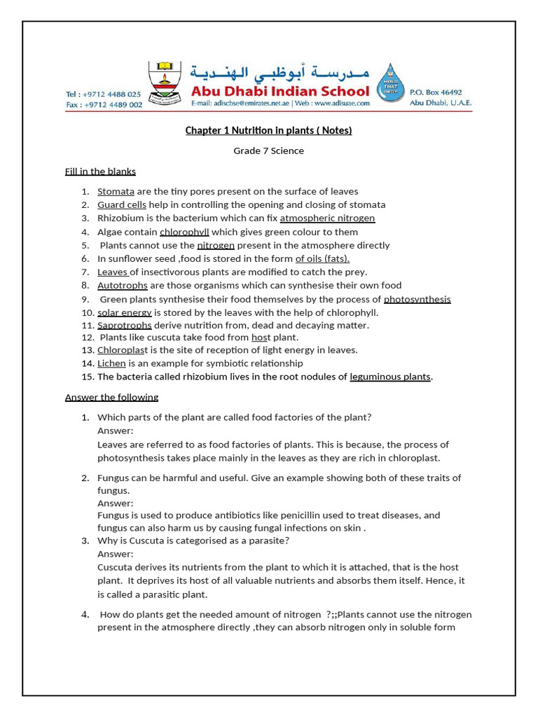 PLANT NUTRITION QUESTIONS AND ANSWERS PDF GRADE 9 PDF DOWNLOAD visual data 8