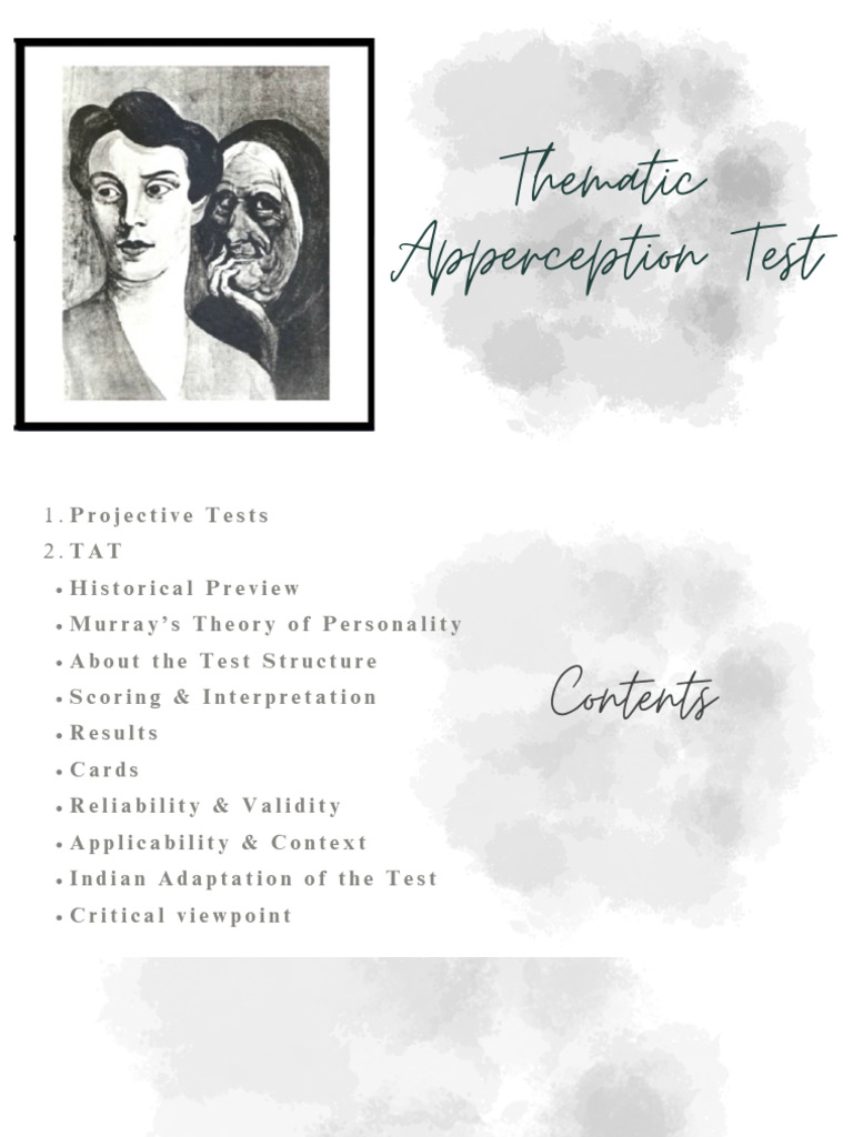 Define Thematic Apperception Test