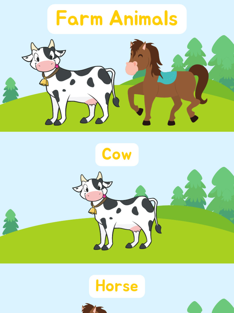 Real Farm Animals | PDF