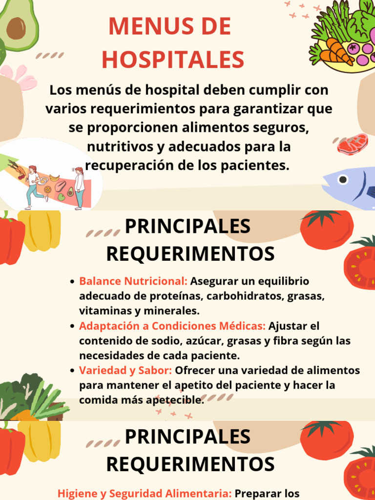 Menus de Hospitales | PDF