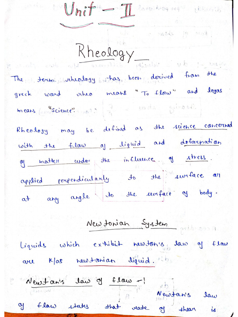 Unit 2 Physical Pharmaceutics 2 Notes Study Pharmacy Pdf