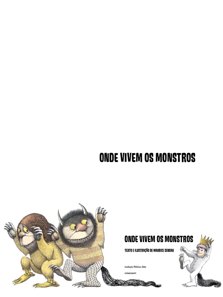 Onde Vivem Os Monstros Livro