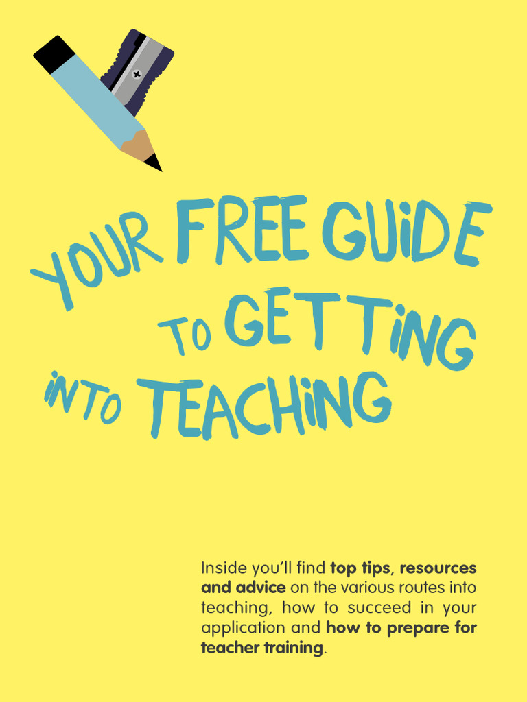 Getting Into Teacher Training Free Guide | PDF