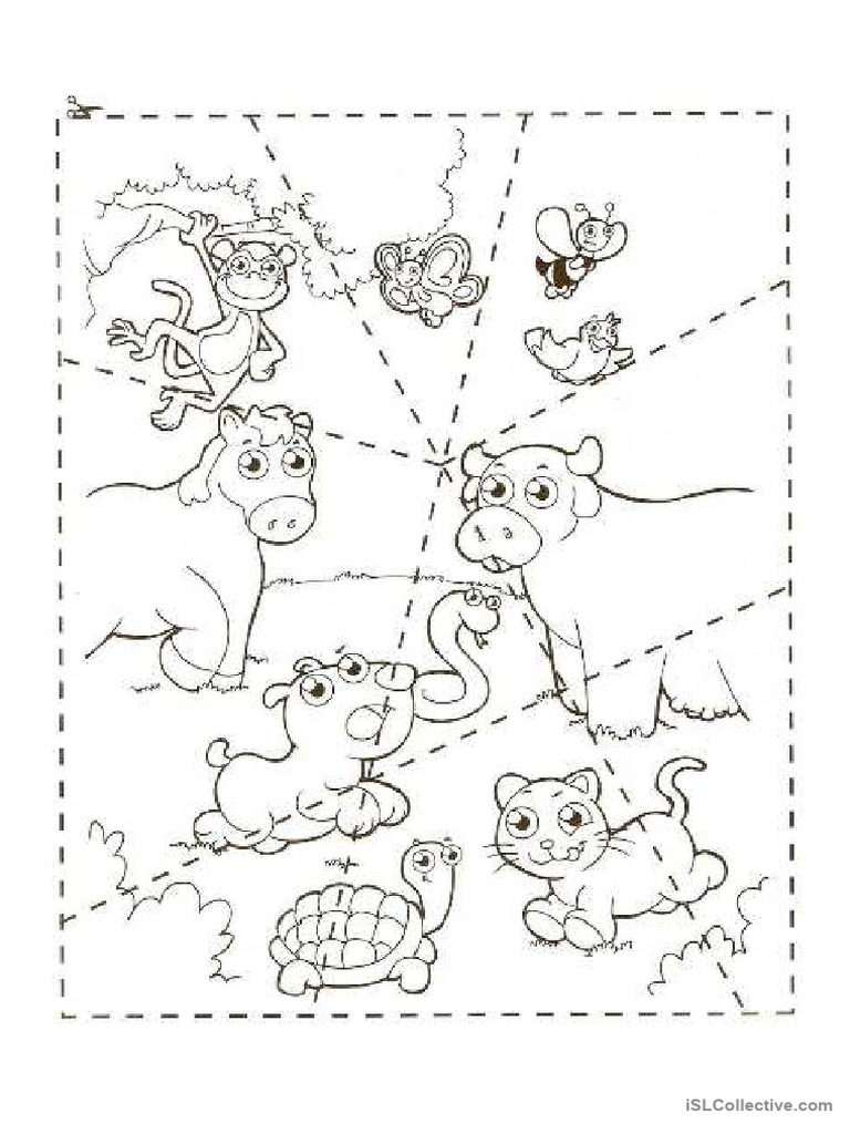 Colors and animals PDF