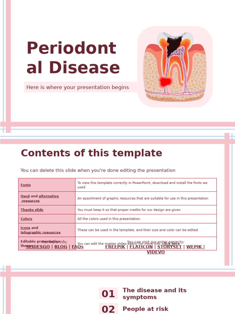 Oral Health - Periodontal Disease by Slidesgo | PDF