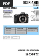 Download Sony DSLR-A700 Lvl2 Service Manual by Paolllo SN77185222 doc pdf