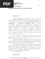 Exemplo de Carta de Rescisão de Contrato de Trabalho 