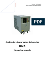 Manual or Baterias BDX