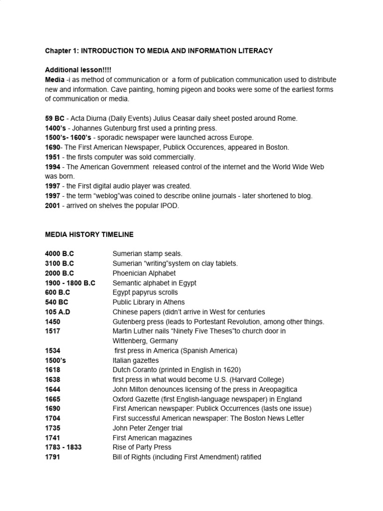 Evolution of Traditional New Media | PDF