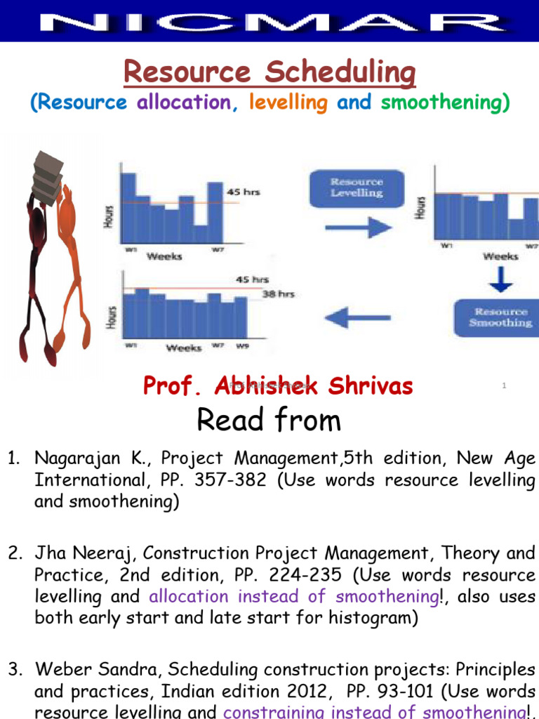Resource Scheduling - Allocation Levelling and Smoothening-2d | PDF