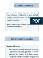 Barriers to Communication