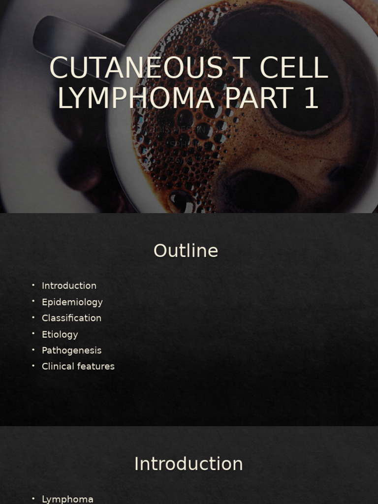 View of Cutaneous T Cell Lymphoma Part 1 | PDF