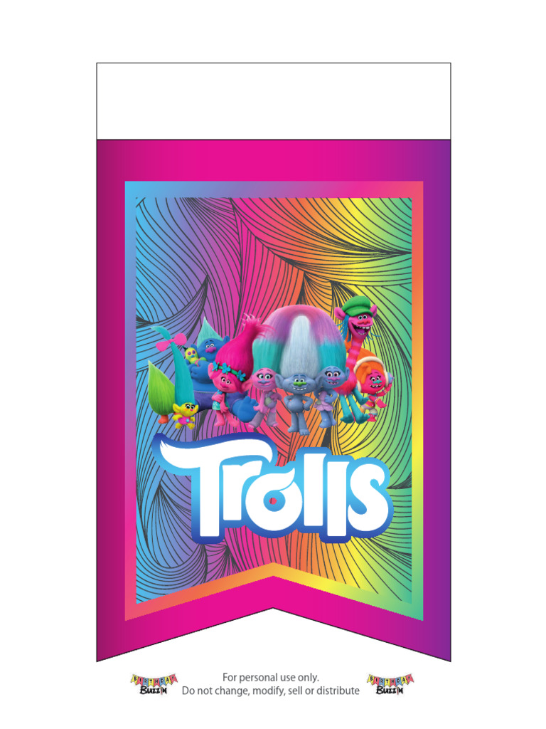 Trolls birthday banner 2 pdf