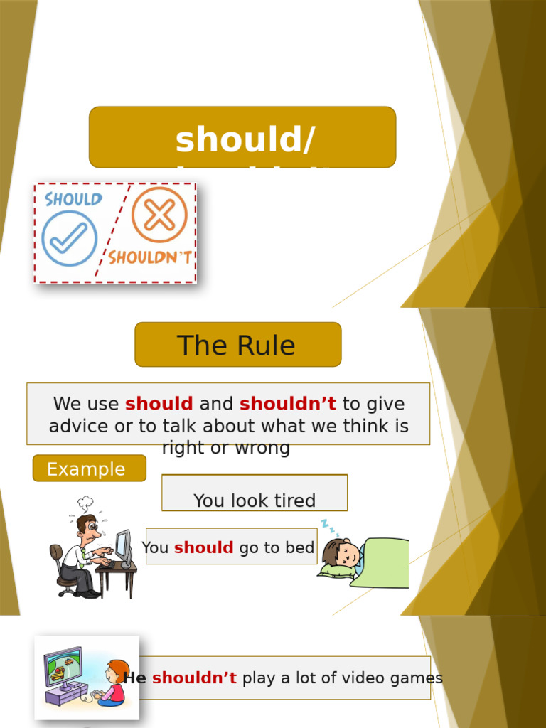 Should and Shouldnot | PDF