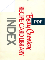 Index - Betty Crocker Recipe Card Library