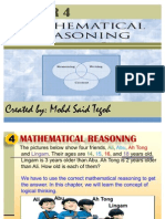 Chapter 4 Mathematical Reasoning
