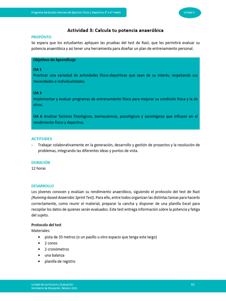 Test de Rast | PDF