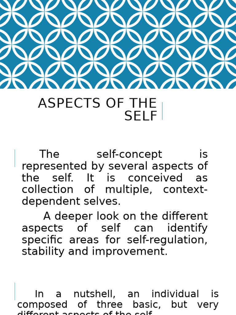 3 Aspects of The Self | PDF
