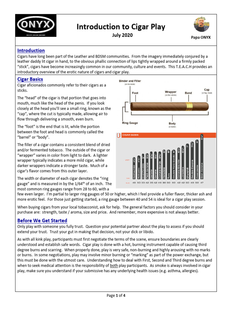 Cigar Play 101 | PDF