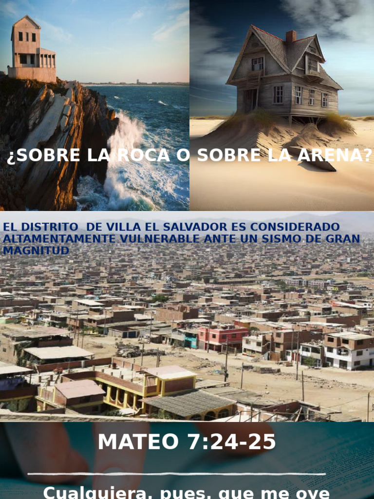 Sobre La Roca o Sobre La Arena | PDF