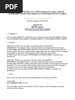 IBM MQ Error Codes Reference Guide | PDF