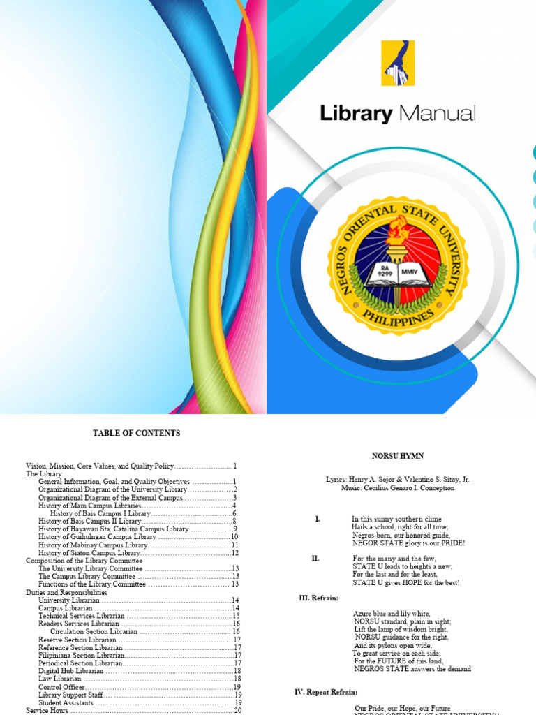 Library Manual Sept 2024 FINAL Booklet (1) 3 | PDF