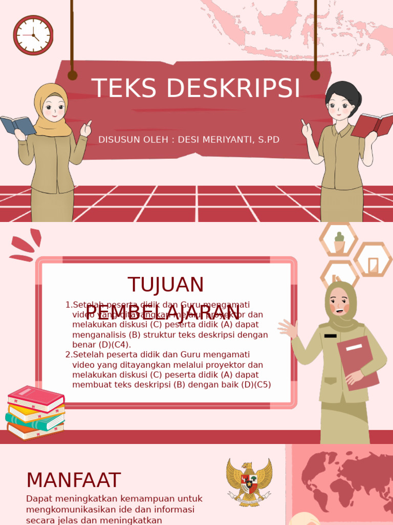 Kalimat deskripsi dalam pembelajaran bahasa Indonesia