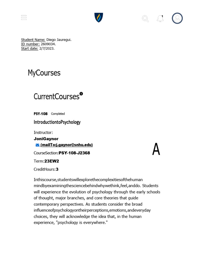 My Courses | PDF