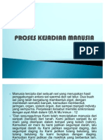 Proses Kejadian Manusia