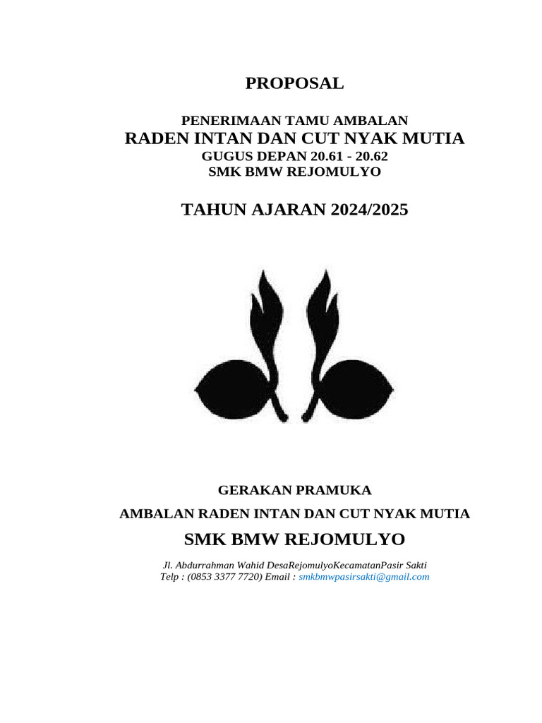 Proposal Perkemahan Pramuka SMK BMW | PDF | Business | Art