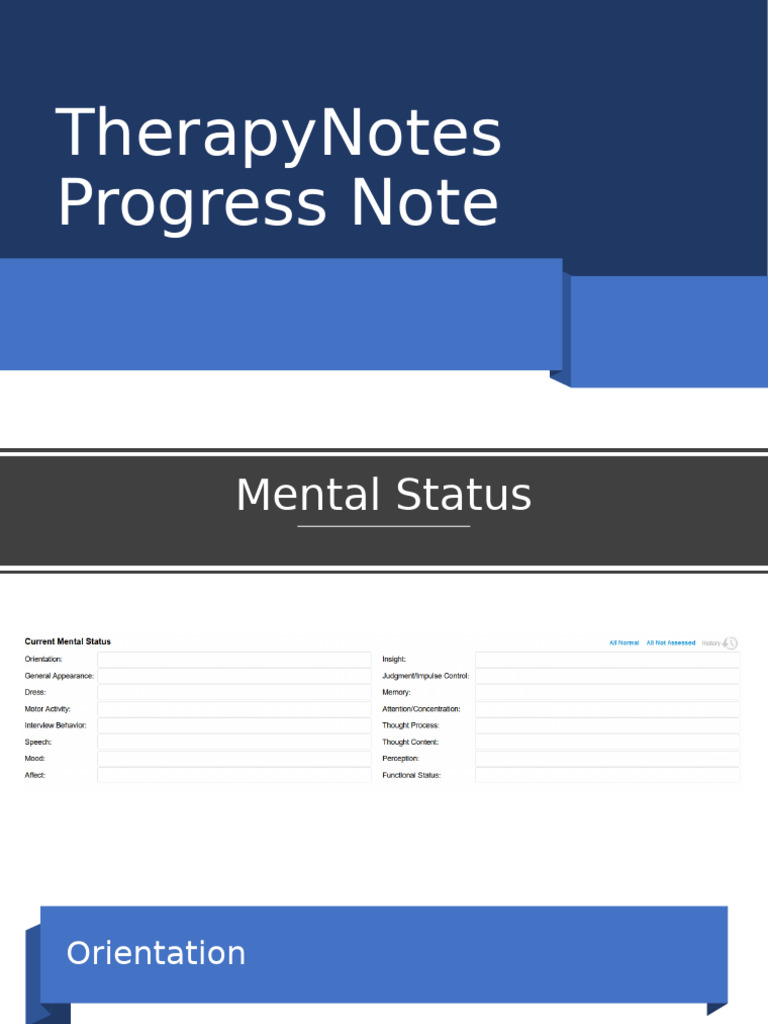 TherayNotes - Progress Note | PDF