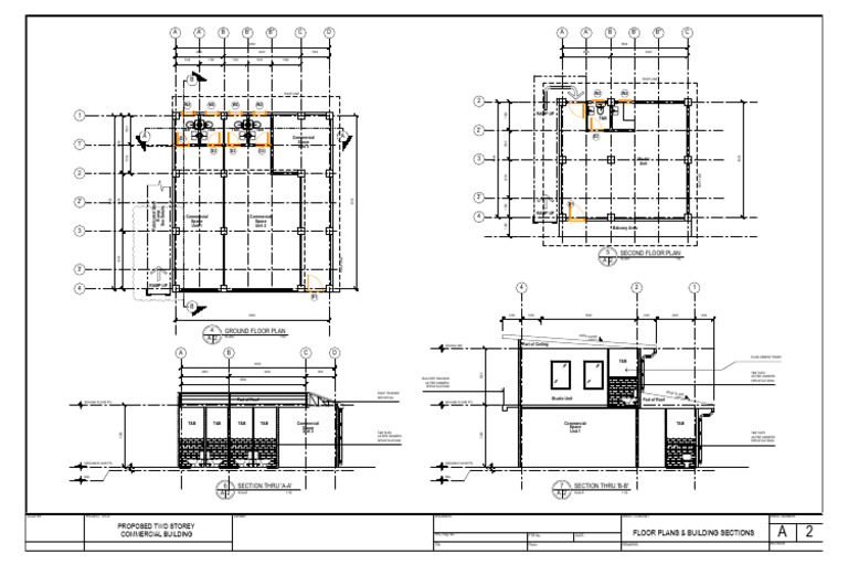 Proposed Two Storey Commercial Plan | PDF | Queensland Heritage ...