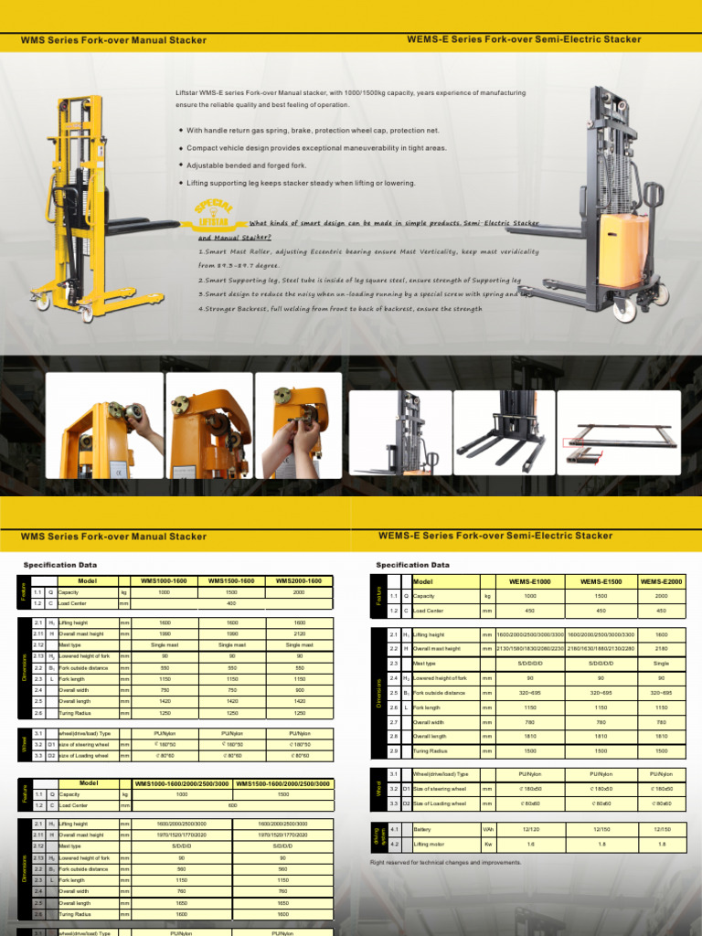 Manual&semi Stacker NEW | PDF