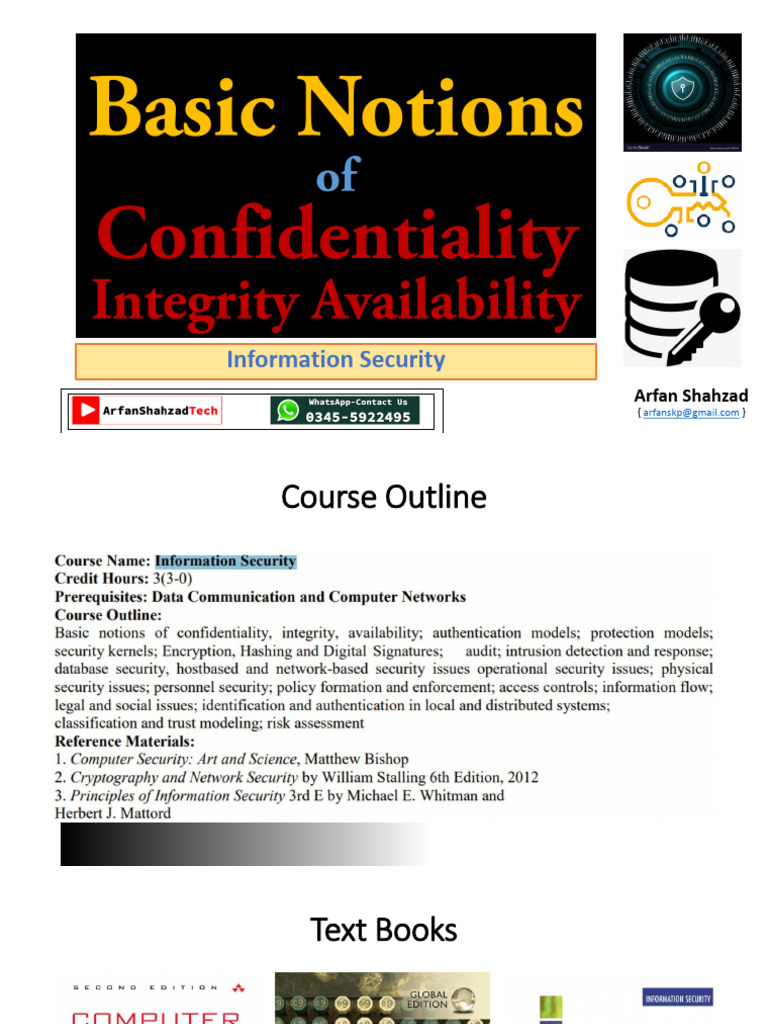CIA Triad in Information Security | PDF | Information Security | Computers