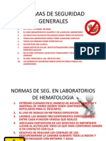 Normas de Seguridad Generales