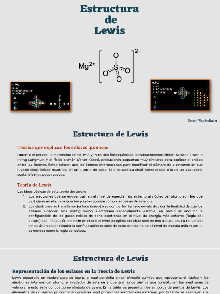 Estructuras de Lewis y Enlaces Químicos | PDF