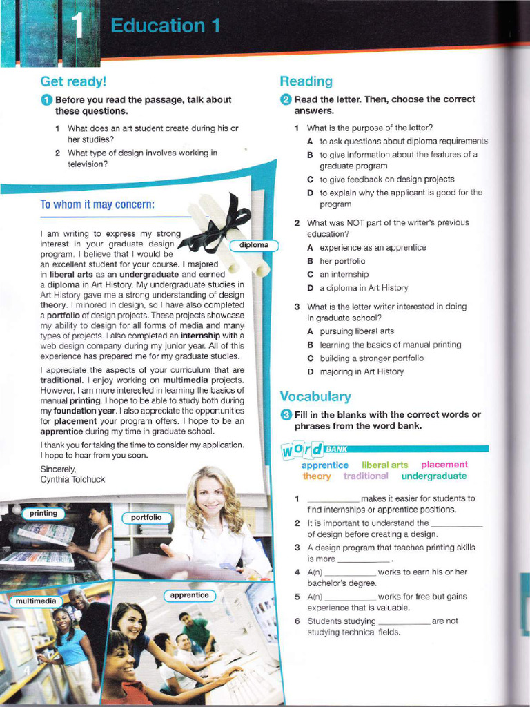 Career Paths Art and Design - Unit 1 & 2 | PDF