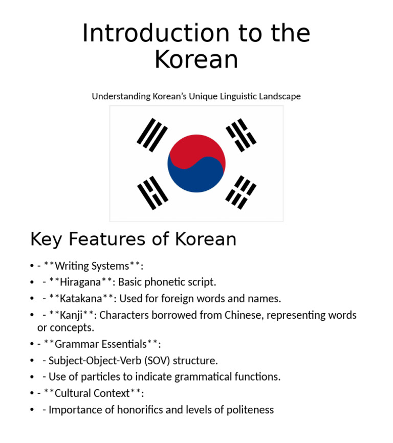 Korean Language Basics for Learners | PDF | Foreign Language Studies ...