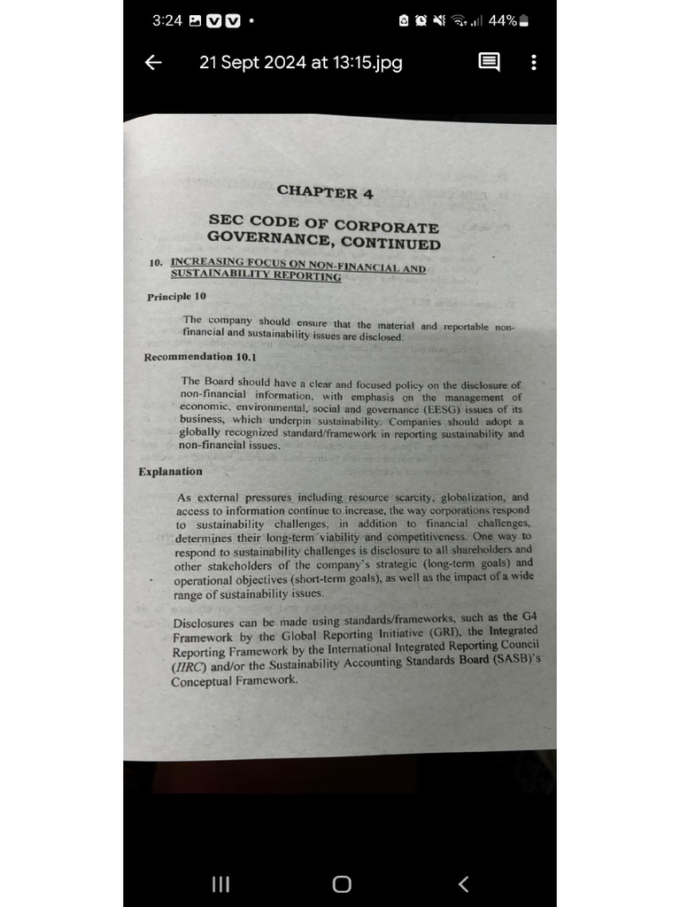 CHAPTER - 4 - 5 - 6 Corporate Governance | PDF