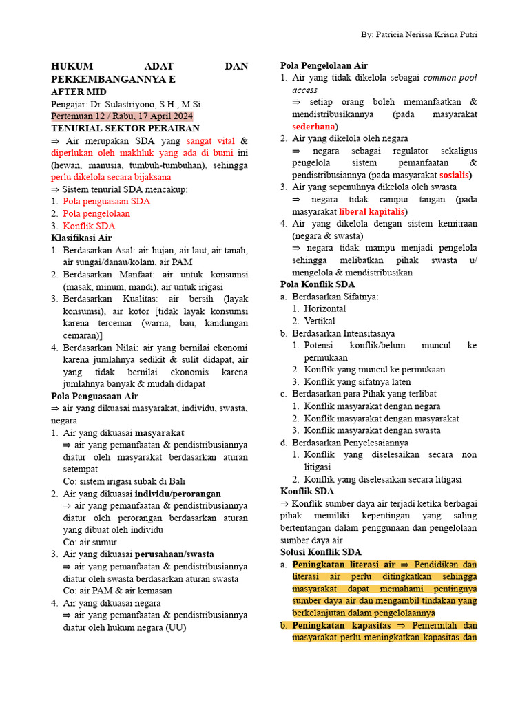 After Mid - Adat Perkembangannya | PDF