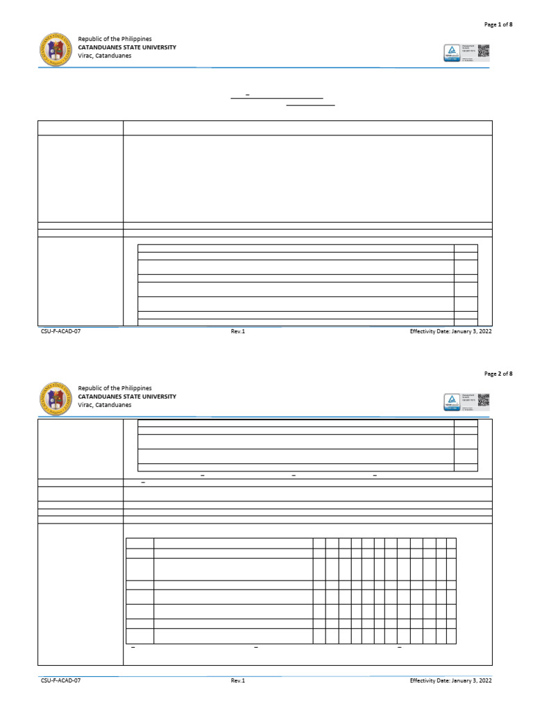 ES7 Engineering Management Syllabus | PDF