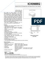 Diagonal 4.5mm CCD Image Sensor Specifications