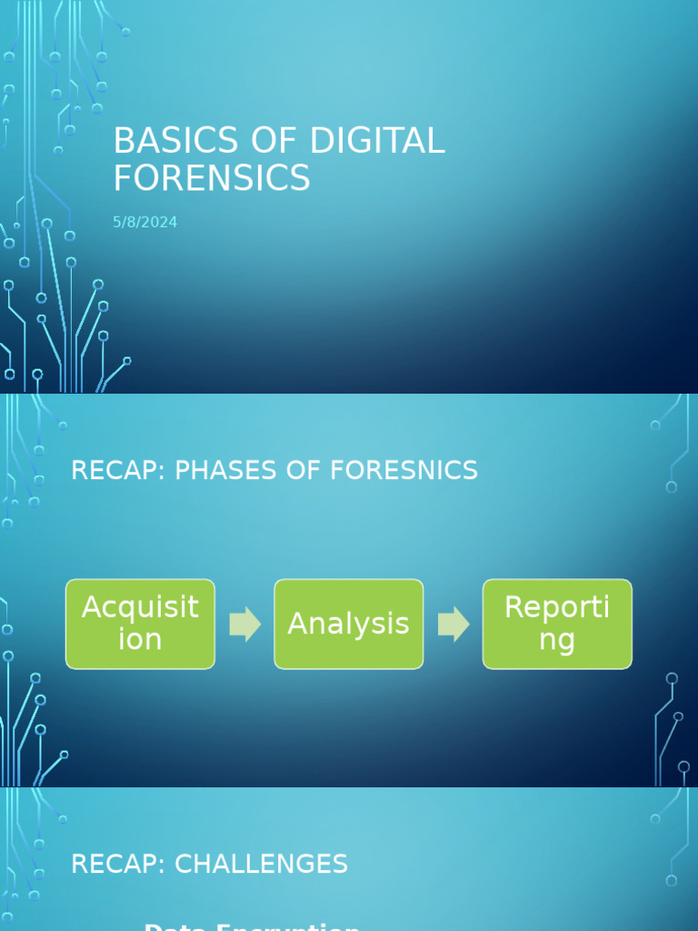 Basics of Digital Forensics | PDF