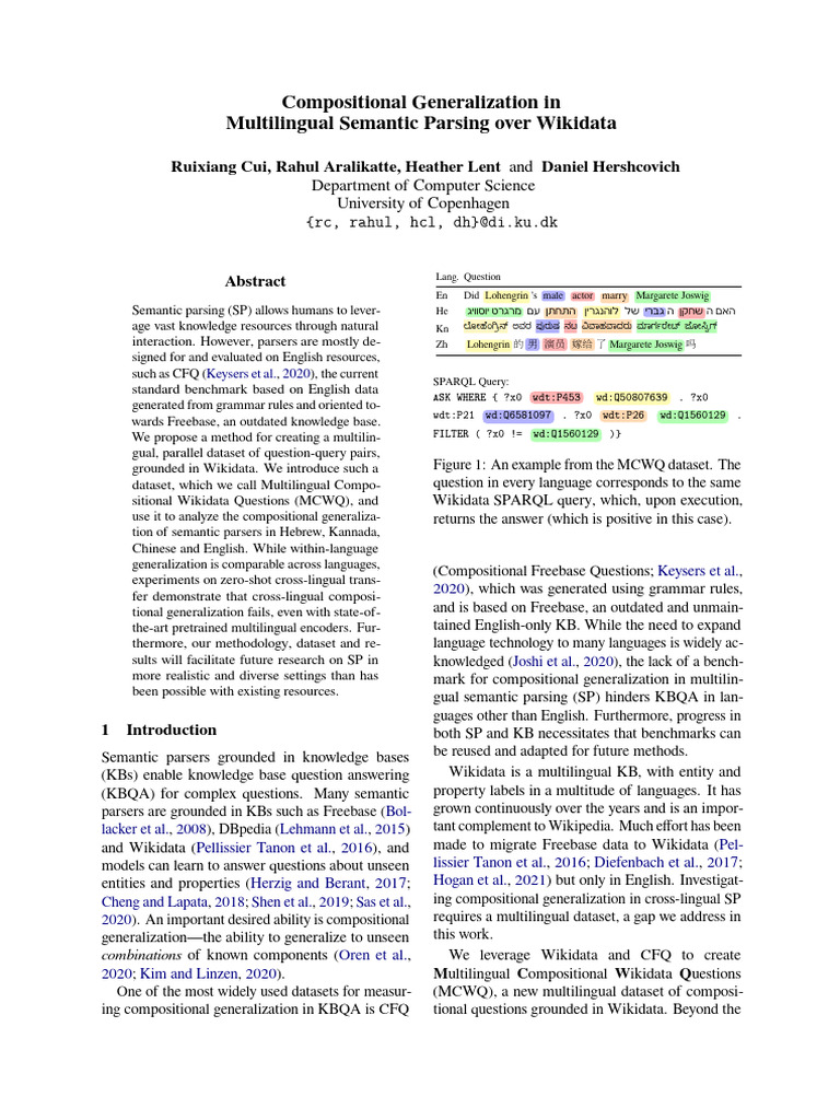 Compositional Generalization in Multilingual Semantic Parsing Over ...