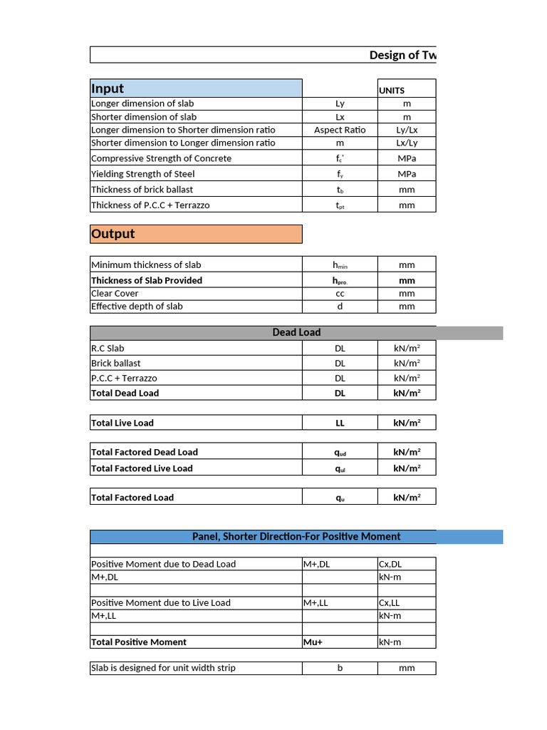 Two Way Slab | PDF | Mechanical Engineering | Building Materials
